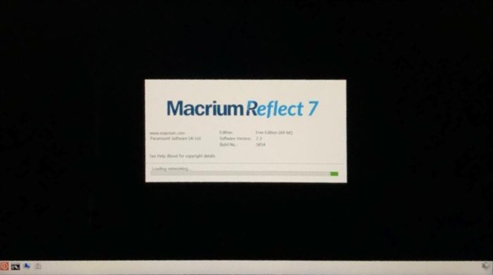 Boot from Rescue Media - Macrium Reflect 04